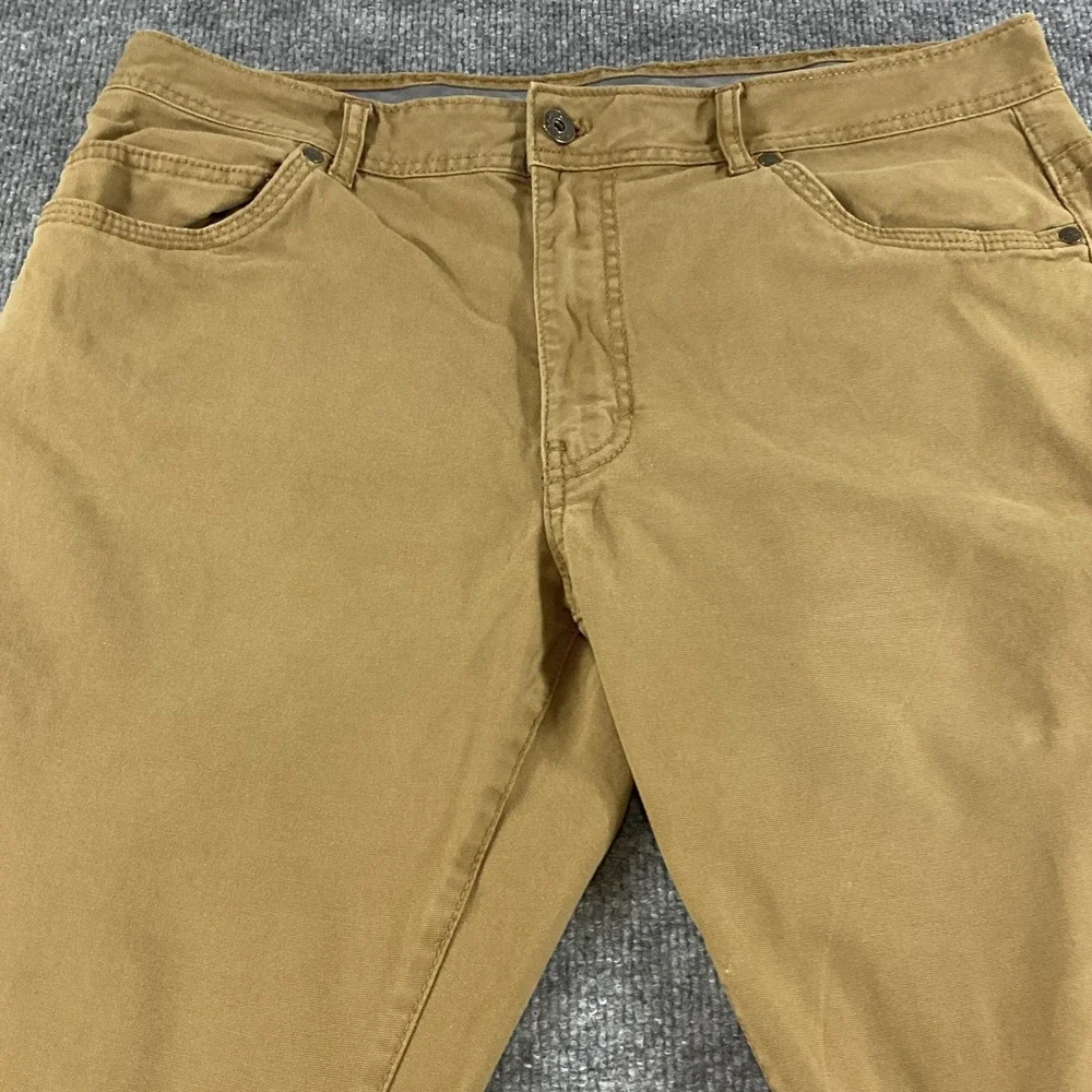 G.H. Bass & Co Pants Mens 36x30 Brown Khaki Casual Workwear Straight Utility Cot